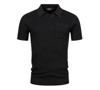 Indicode Poloshirt Herren schwarz, L