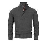 Indicode Strickpullover Herren anthrazit, L