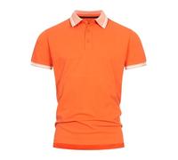 Indicode Herren INJamie Poloshirt aus 100% Baumwolle | Herrenpoloshirt Polokragen Baumwollshirt Flamingo, XXL