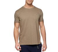 Indicode Herren INJon T-Shirt mit Brusttasche aus 100% Baumwolle | Herrenshirt Sommershirt Männer Covert Green, XXL