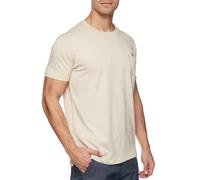 Indicode Herren INJon T-Shirt mit Brusttasche aus 100% Baumwolle | Herrenshirt Sommershirt Männer Fog, XL