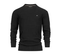 Indicode Herren Injustice Pullover mit Rundhals-Ausschnitt | Herrenpullover Pulli Strickpullover für Männer Black, XXL