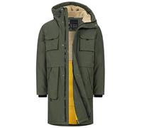 Indicode Herren INKristof Parka mit Teddyfutter und Kapuze | Herrenjacke Wintermantel für Männer Forest, XXL