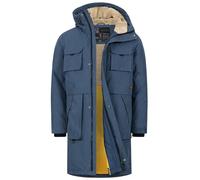 Indicode Herren INKristof Parka mit Teddyfutter und Kapuze | Herrenjacke Wintermantel für Männer Midnight, M