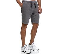 Indicode Herren INLudvig Chino Shorts aus 98% Baumwolle | Herrenshorts Chinoshorts Bermuda Dk Grey, M