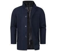 Indicode Herren INLunik Herrenmantel aus Wollmix | gefütterte Winterjacke Parka für Männer Sky Captain, L
