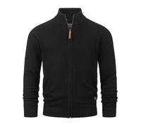 Indicode Herren INLut Strickjacke Cardigan aus 70% Recycelter Baumwolle