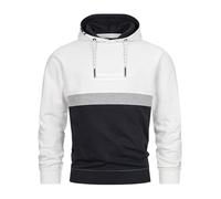 Indicode Kapuzenpullover Herren weiß, S