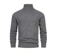 Indicode Herren INMargous Klassischer Rollkragenpullover Strickpullover