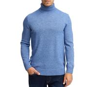 Indicode Herren INMargous Roll Neck Klassischer Rollkragenpullover | Herrenpullover Strickpullover für Männer Copen Blue, XL