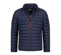Indicode Herren INNash Steppjacke in Daunenjacken-Optik | Winterjacke Übergangsjacke Männer Navy, S