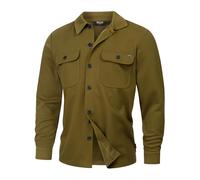 Indicode Herren INNello Modernes Langarmhemd mit Kentkragen und Brusttasche | Moderne Hemdjacke für den Alltag mit angenehmem Tragegefühl, Herrenhemd, Übergangsjacke, Freizeithemd, Overshirt für Männer