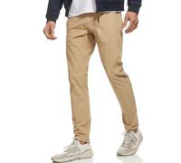 Indicode Herren INPasmia Chinohose Stretchhose | Chino Stretch Stoffhose Herrenhose Cornstalk, S