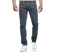 Indicode Herren INSamario Jeanshose aus 99% Baumwolle mit 5 Taschen | Denim Herrenjeans Dk Grey, 31/32