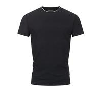 Indicode Herren INSandt T-Shirt mit Rundhals-Ausschnitt | Herrenshirt Jerseyshirt Black, L