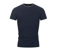 Indicode Herren INSandt T-Shirt mit Rundhals-Ausschnitt | Herrenshirt Jerseyshirt Sky Captain, L