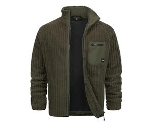 Indicode Herren INScotts Übergangsjacke mit Stehkragen & Reißverschluss | Sportliche Freizeitjacke mit hohem Kragen für Outdoor und Alltag, Herrenjacke, Kurzjacke, Übergangsjacke für Männer