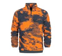 Indicode Herren INSofiane Fleece-Pullover mit Stehkragen & Reißverschluss
