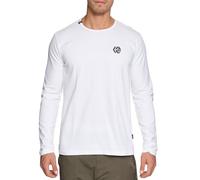 Indicode Langarmshirt Herren weiß, S