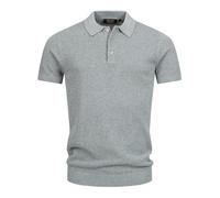 Indicode Herren INVorm Poloshirt Feinstrick-Herrenshirt aus Baumwollmix | Klassisches Feinstrick-Poloshirt mit Rippstricksaum, Herrenpoloshirt, Herrenshirt, Baumwollshirt, Freizeitshirt für Männer
