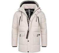 Indicode Herren INWess Steppjacke mit Kapuze | Herrenjacke Winterjacke Freizeitjacke Männer Kit M