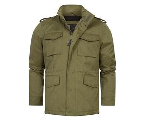 Indicode Herren INWilliax Übergangsjacke mit Stehkragen und verdecktem Reißverschluss | Herrenjacke Army, M