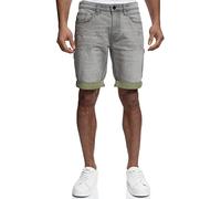 Indicode Shorts Jeans Herren hellgrau, M