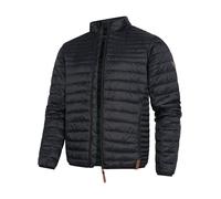 Indicode Herren Islington leichte Steppjacke in Daunenjacken-Optik | Übergangsjacke Regenjacke Black, M