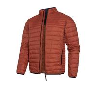 Indicode Herren Islington leichte Steppjacke in Daunenjacken-Optik | Übergangsjacke Regenjacke Red Ochre, 3XL