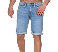 Indicode Herren Jeans Shorts Kurze Denim Hose 5-Pocket Stretch Sommershorts INDelmare 70-682 Light Blue Combo (1143) M