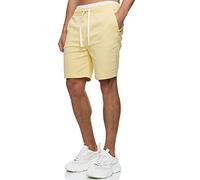 Indicode Herren Kendari Chino Shorts Bermuda aus Baumwolle mit Kordelzug