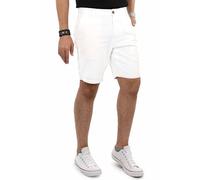 Indicode Herren Kurze Hosen (S-5XL) Regular Fit - 100% Baumwolle, Leichte, Atmungsaktive & Luftige Sommer Shorts Männer - B799 Weiß XXX-Large