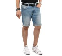 Shorts INDICODE "Inkadeu" Gr. Größe XXL - Gr. 2XL, Normalgrößen, blau (blue wash) Herren Hosen (82175453-XXL) blue wash