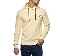 Indicode Herren Longview Sweatshirt mit Kapuze | Hoodie Kapuzenpullover für Männer Anise Flower, XXL