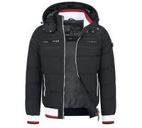 Indicode Herren Marlon Steppjacke in Daunenjacken-Optik mit Kapuze Winter