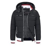 Indicode Herren Marlon Steppjacke in Daunenjacken-Optik mit Kapuze Winter