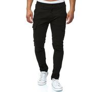 Indicode Cargohose Herren schwarz, L