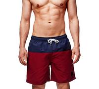 Indicode Badehose Herren bordeaux, M