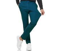 Indicode Herren Rodekro Performance Pants | Chinohose Herrenhose Super Stretch Stoffhose Bequeme Business Hose für Männer Teal, 36/34