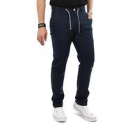 Stoffhose INDICODE "Inboris" Gr. Größe XXXL - Gr. 3XL, Normalgrößen, blau (navy) Herren Hosen (76919269-XXXL) navy