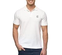 Indicode Herren Wadim Poloshirt aus Baumwolle | Herrenpoloshirt Polokragen Baumwollshirt Offwhite XL