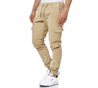 Indicode Cargohose Herren beige, L