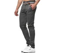 Indicode Herren Waller Chinohose elastische Stretchhose aus 98% Baumwolle