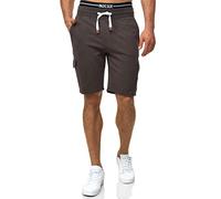 Indicode Shorts Sweat Herren anthrazit, M