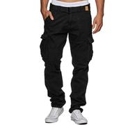 Indicode Cargohose Herren schwarz, L