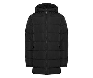 Indicode Hersh Steppjacke Herren Parka Winterjacke Steppparka gefüttert mit Kapuze, Größe:L, Farbe:Black (999)