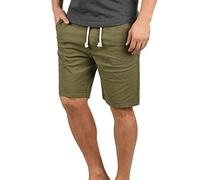 Indicode IDAbbey Herren Chino Shorts Bermuda Kurze Hose mit Stretch Regular Fit, Größe:XL, Farbe:Army (600)