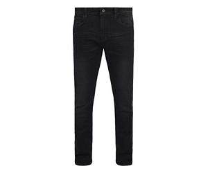 Indicode IDAldersgate Herren Jeans Hose Denim mit Stretch und Destroyed-Look Slim Fit, Größe:36/34, Farbe:Black (999)