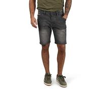 Indicode IDAlessio Herren Jeans Shorts Kurze Denim Hose mit Stretch Regular Fit, Größe:M, Farbe:Light Grey (901)