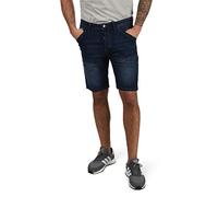 Indicode IDAlessio Herren Jeans Shorts Kurze Denim Hose mit Stretch Regular Fit, Größe:XL, Farbe:Dark Blue (855)